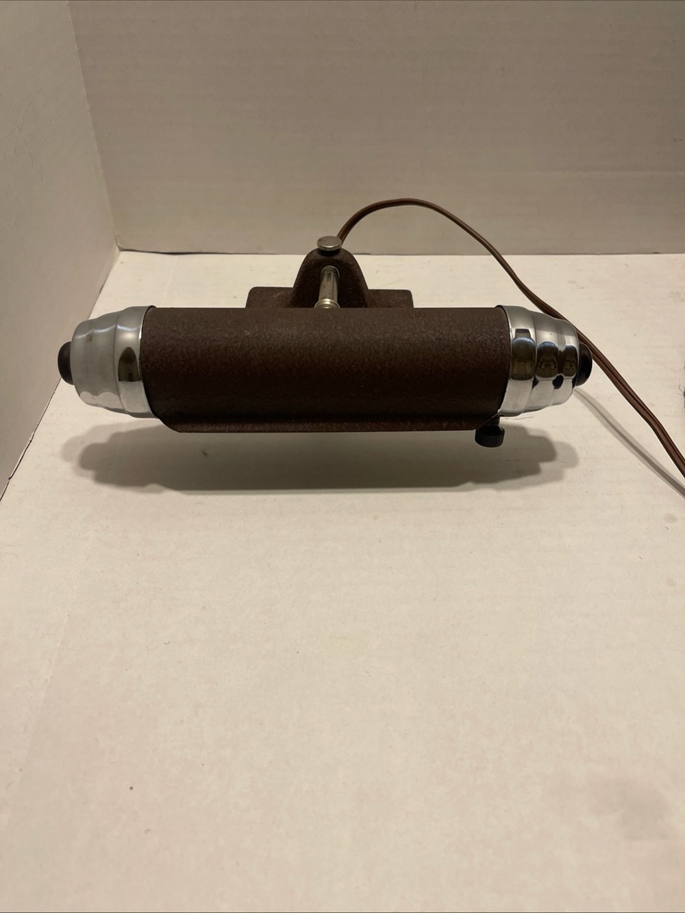 1940s/50s Podium Brown Desktop Lamp